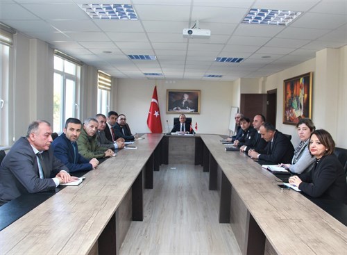 Afet Sonrası Deprem Koordinasyon Toplantısı Gerçekleştirildi.